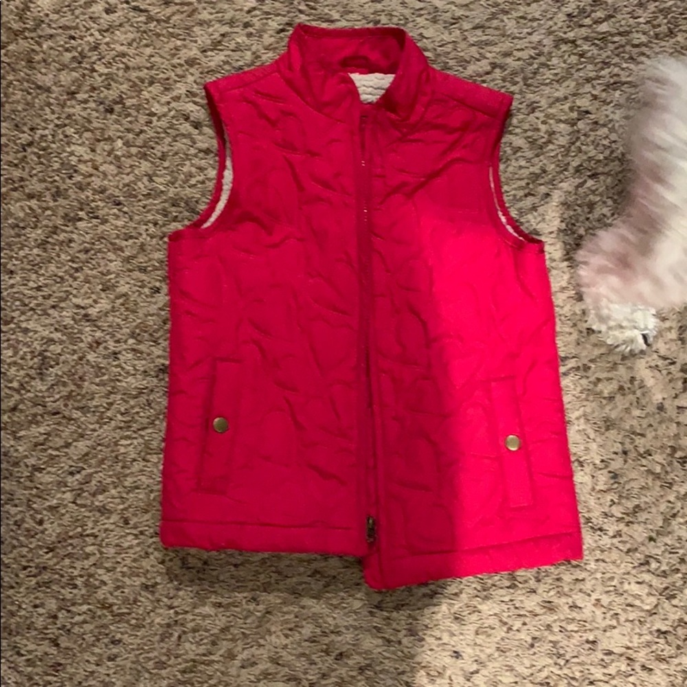 pink heart vest